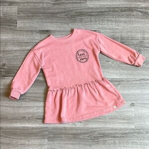 Easy Peasy Fall In Love With Jesus rose pint toddler girls sweater tunic dress